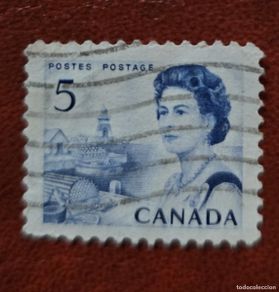 Timbres: SELLO USADO CANADA 1954 REINA ISABEL II